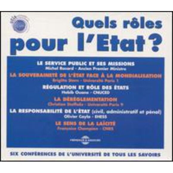 Various Artists - Quels Role Pour L'etat/Six Conference De L'Universite De Tous